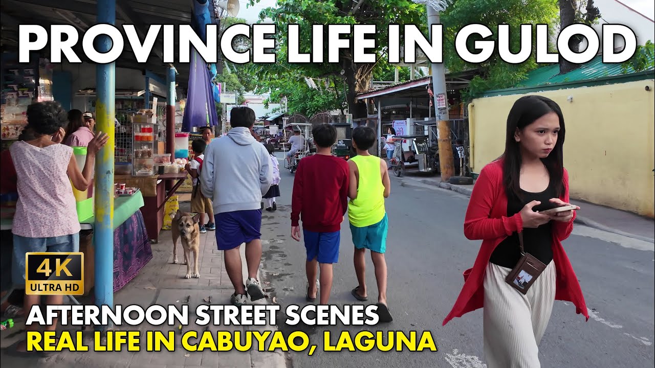 PROVINCE LIFE in GULOD, Cabuyao, Laguna Philippines | Afternoon Walking Tour [4K]