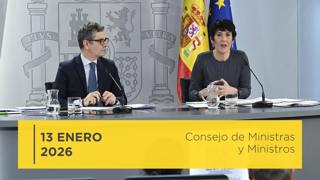 Rueda de prensa posterior al Consejo de Ministros y Ministras - 13 de enero 2025
