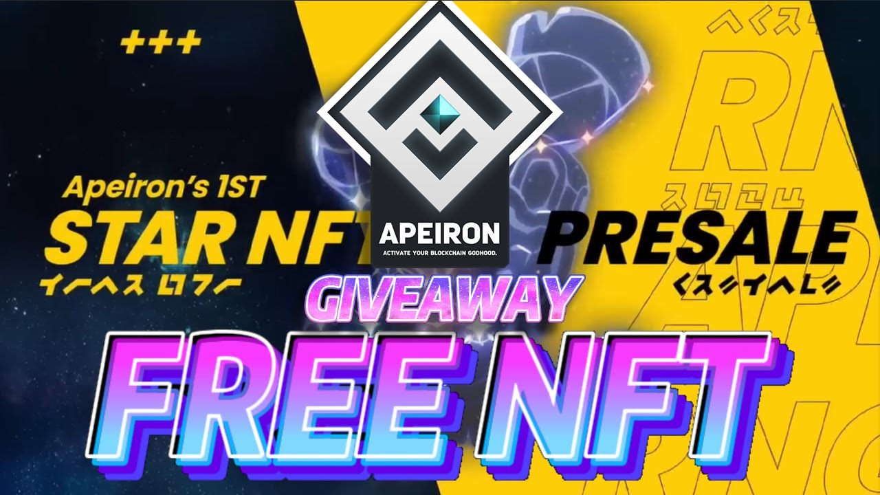 FREE NFT Whitelist Spots giveaway APEIRON Upcoming Star NFT Presale DEMO GAMEPLAY Winner list here
