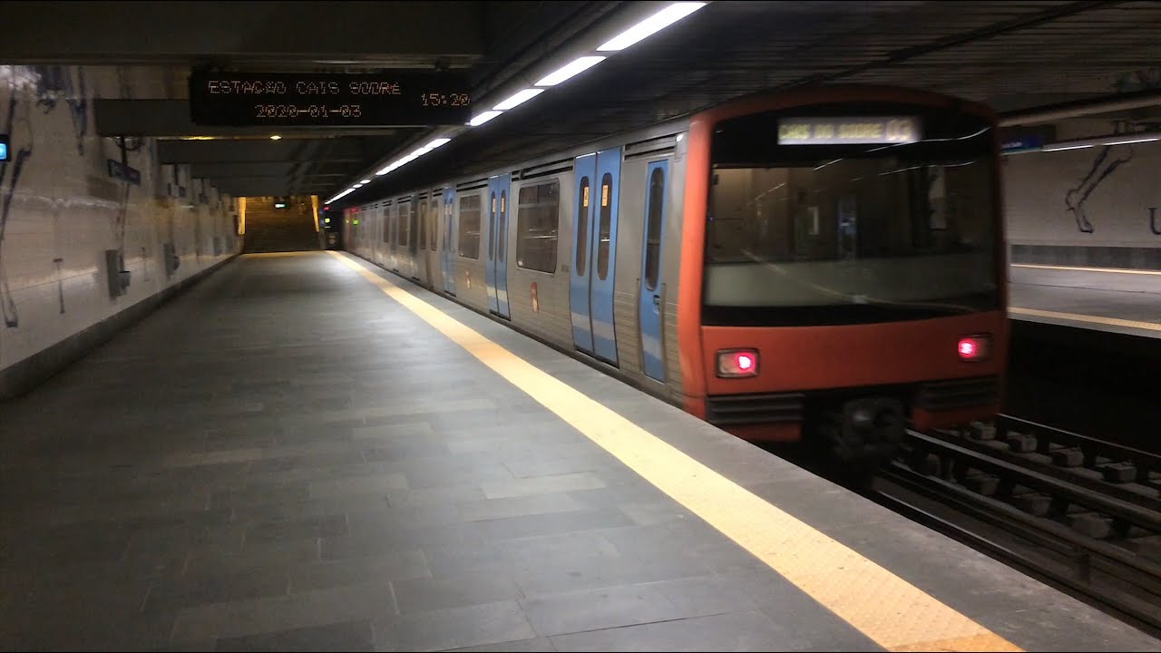 Metro Lisboa - Viagem ML90 Linha Verde - Lisbon Subway - Trip on a ML90 on Green Line [1440p]