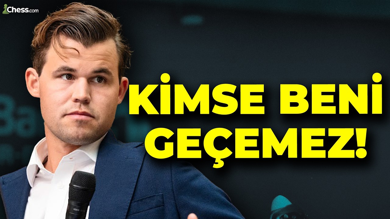 Carlsen 2800 ELO'yu geçen Rakibine Mesajı Tahtada Verdi!