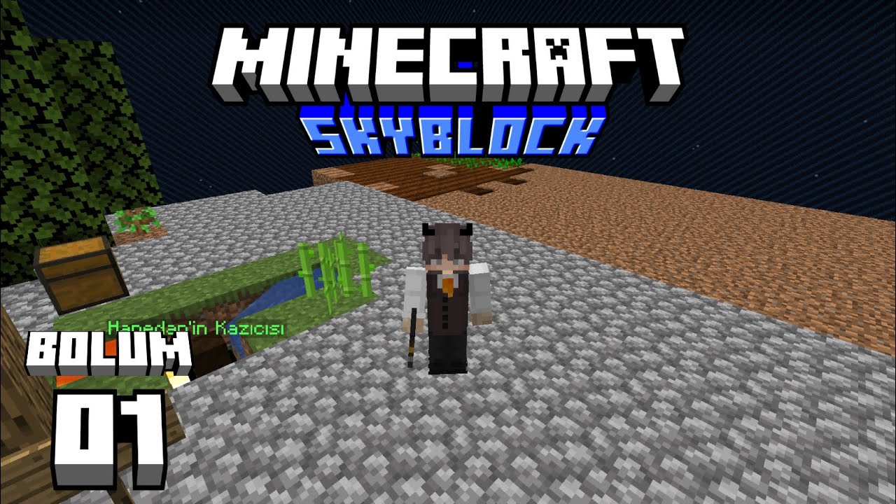 Başlangıç Nasıl Yapılır | Minecraft Skyblock▹Bölüm 01