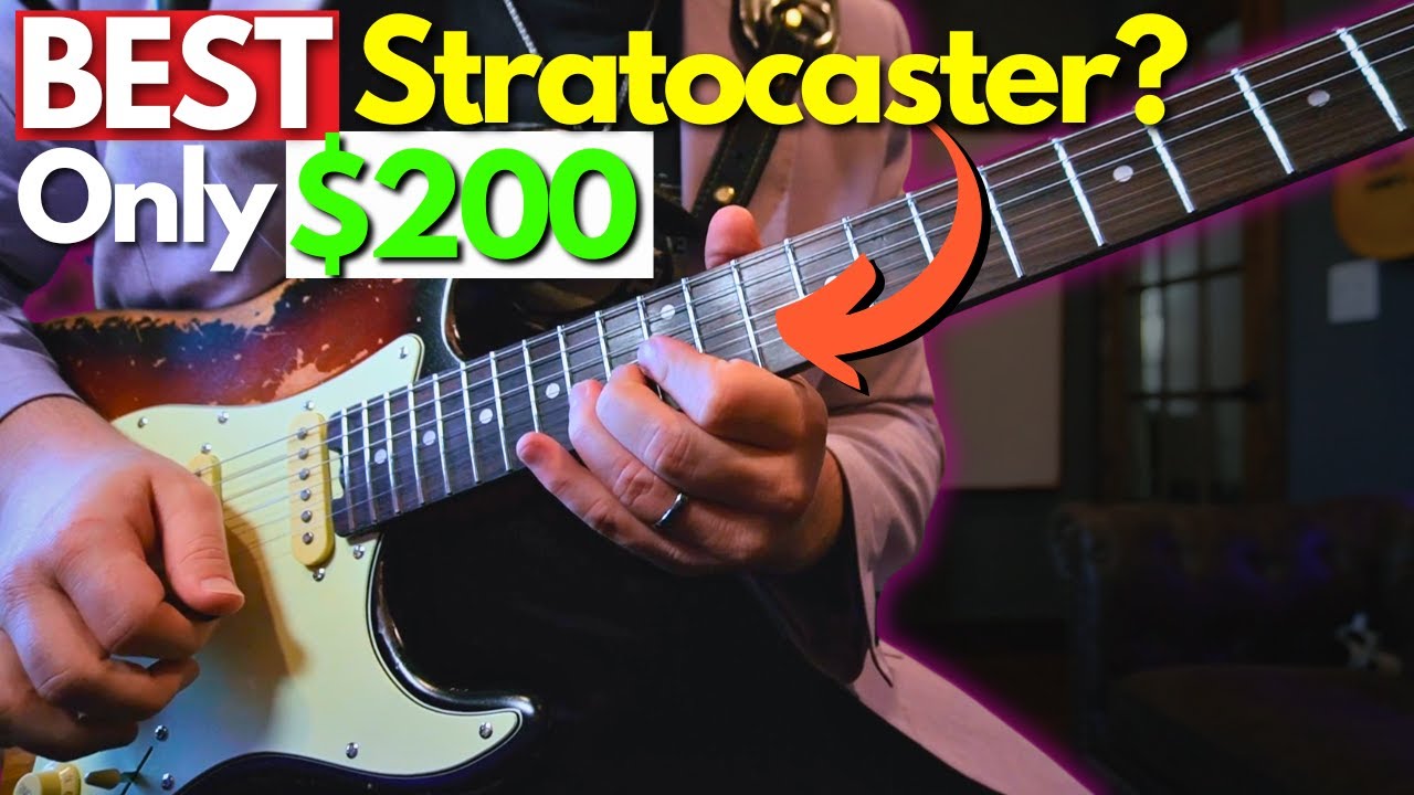 This Cheap Strat’s Better than a Fender Custom Shop?.. BEST Budget Guitar?!