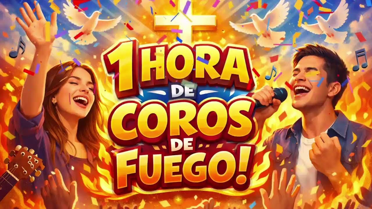 1 hora DE COROS DE FUEGO🔥| AVIVAMIENTO 🎶 alabanzas y adoración 