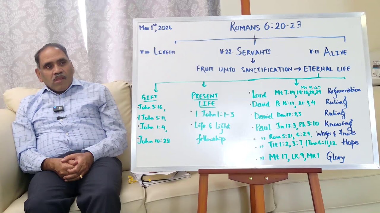 Воскресное богослужение | «Освящение к вечной жизни — Стр. 2 Рим. 6:22,23» | Христианская Ассамбл...