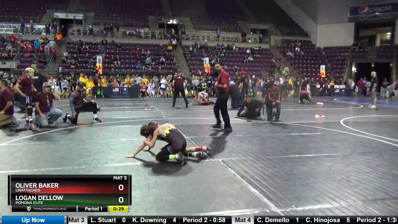 12U 63 Logan Dellow Pomona Elite Vs Oliver Baker Unattached