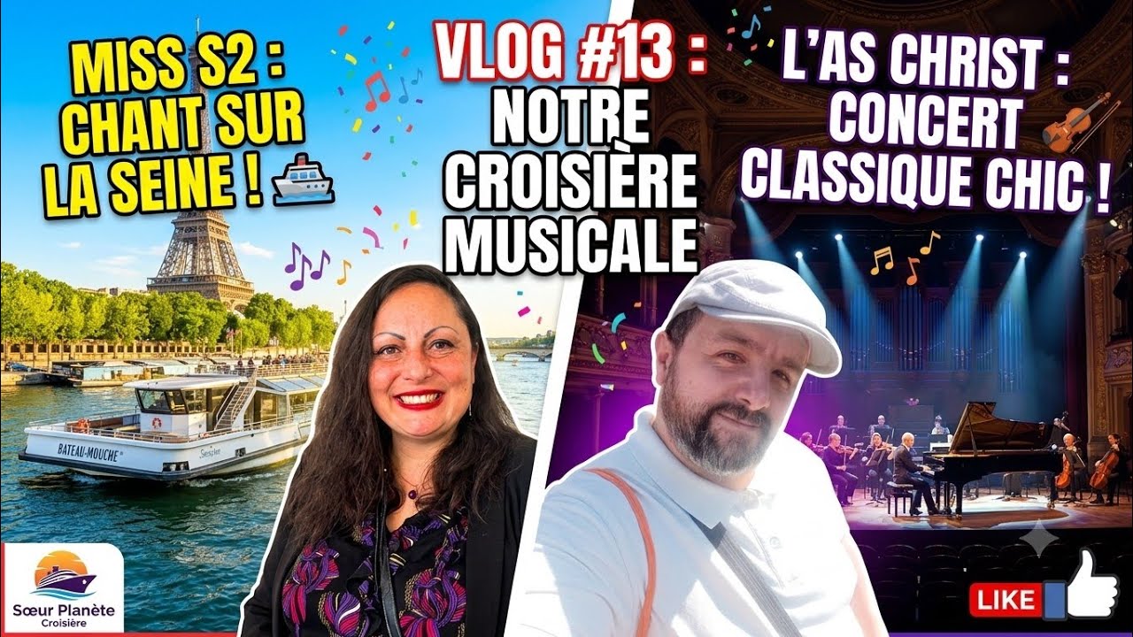 #Croisi&egrave;re Vlog#13 Soeur Plan&egrave;te Croisi&egrave;re Musicale🎶🎻