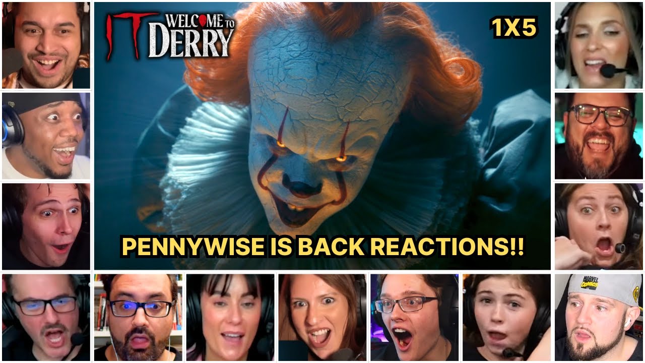 Reactors Reacting To Pennywise | IT: Welcome To Derry Episode 5 Reaction Mashup