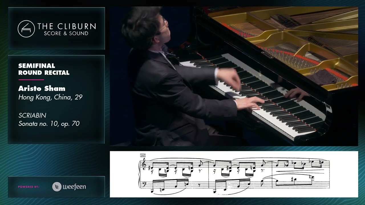 Aristo Sham: SCRIABIN Sonata No. 10, op. 70 – CLIBURN SCORE & SOUND