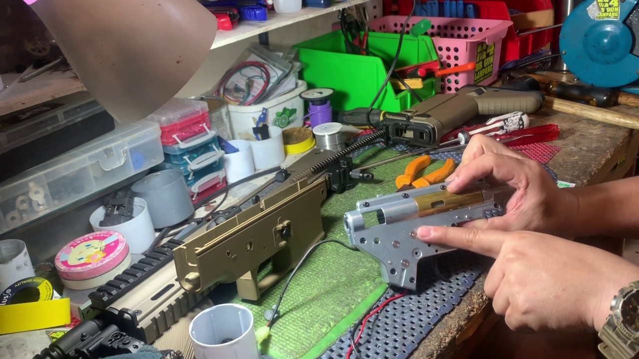 ถอดดูภายในSCAR-L ค่าย DOUBLE BELเปิดดูหน่อยนะครับว่าตัวล่าสุดV.2019ภายในให้ของเทพๆอะไรมาบ้างbyช่างยน