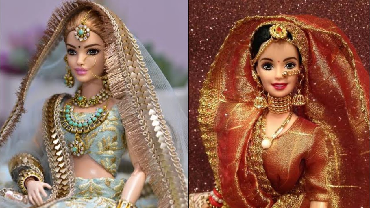 Barbie doll, Indian bridal makeover for wedding