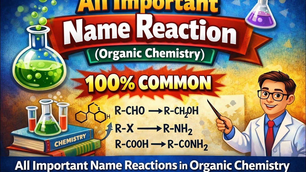 All Important Name Reaction | Organic Chemistry | Class XII | Bengali 