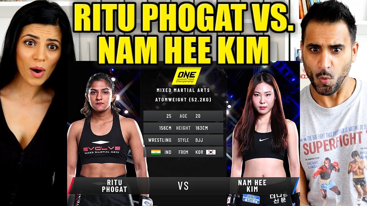 RITU PHOGAT VS. NAM HEE KIM | FULL FIGHT | MMA REACTION!! | Dangal | One Championship