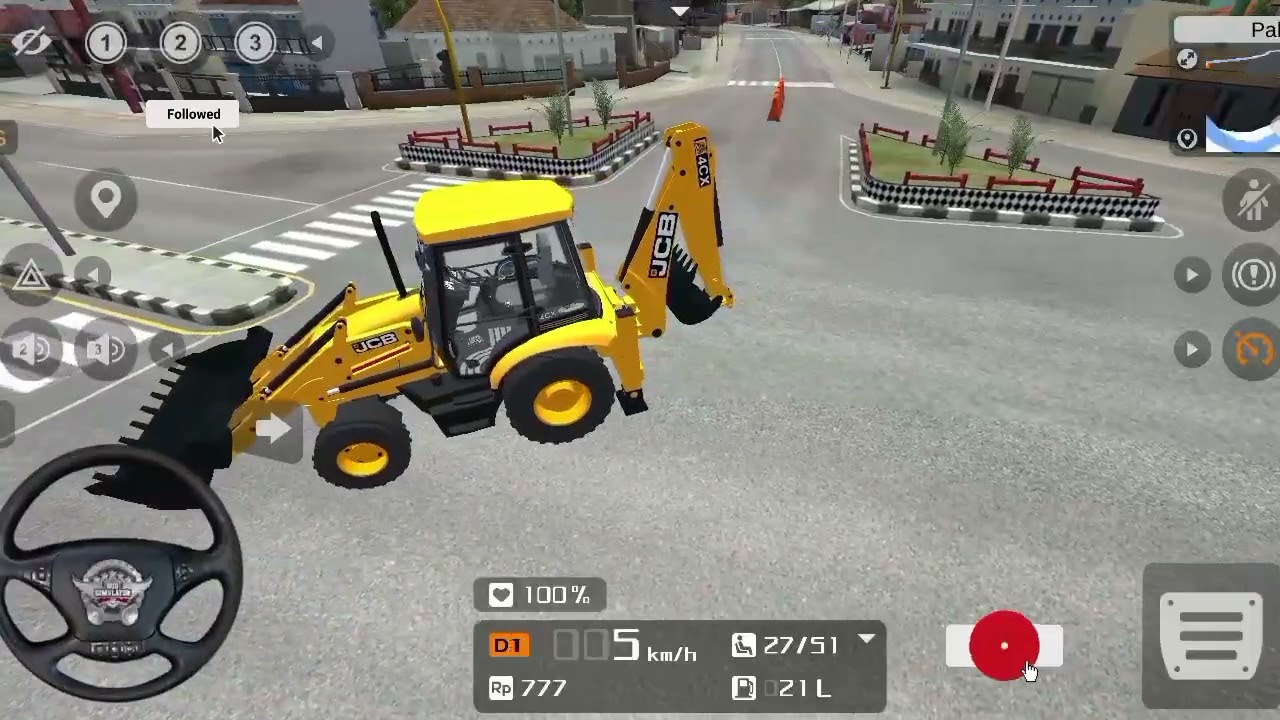 Bus Simulator Indonesia walkthrough - Android Jcb Excavator GamePlay video