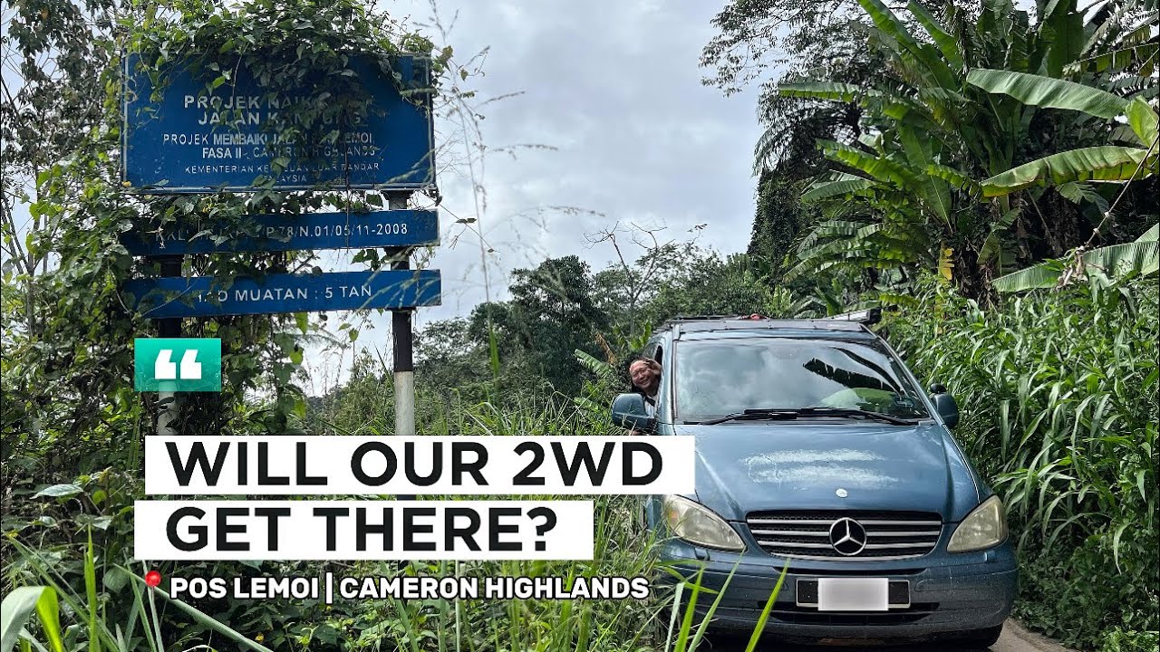 Off roading attempt with 2WD | Cameron Highlands; Treegrow Camping Camp Tour | Pos Lemoi | Part 2/3