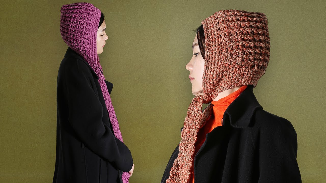 보넷 스타일의 비니 모자뜨기 / Crochet Hat Patterns for women