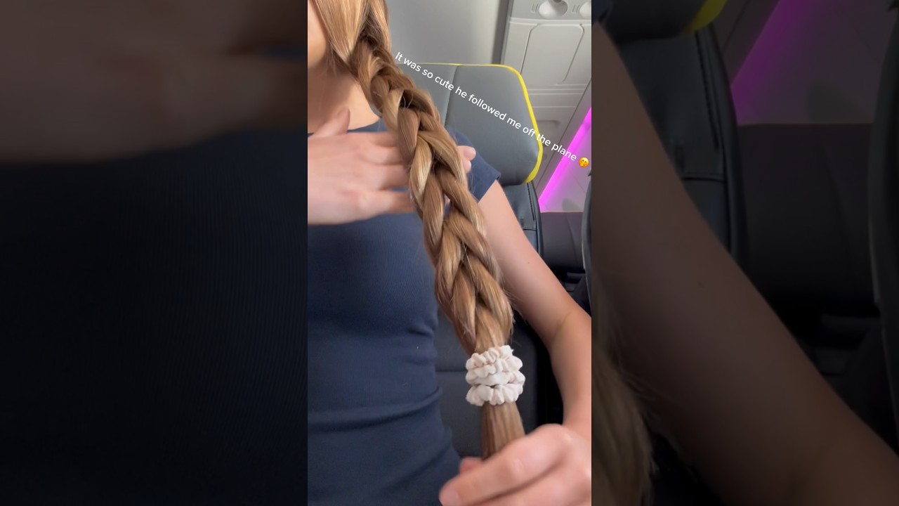 Best airplane hair hack ever? 🤭 