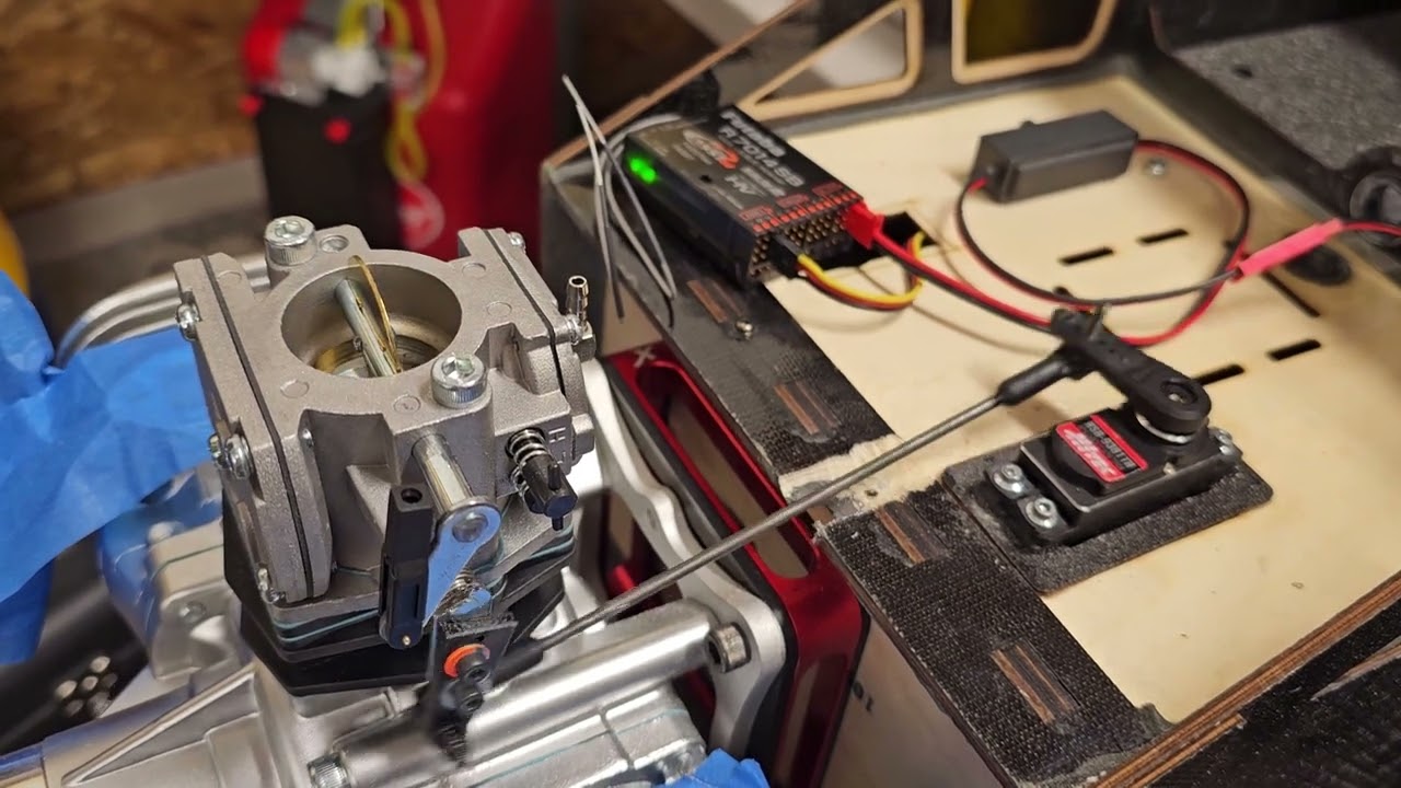 dle 170 throttle setup with high resolution