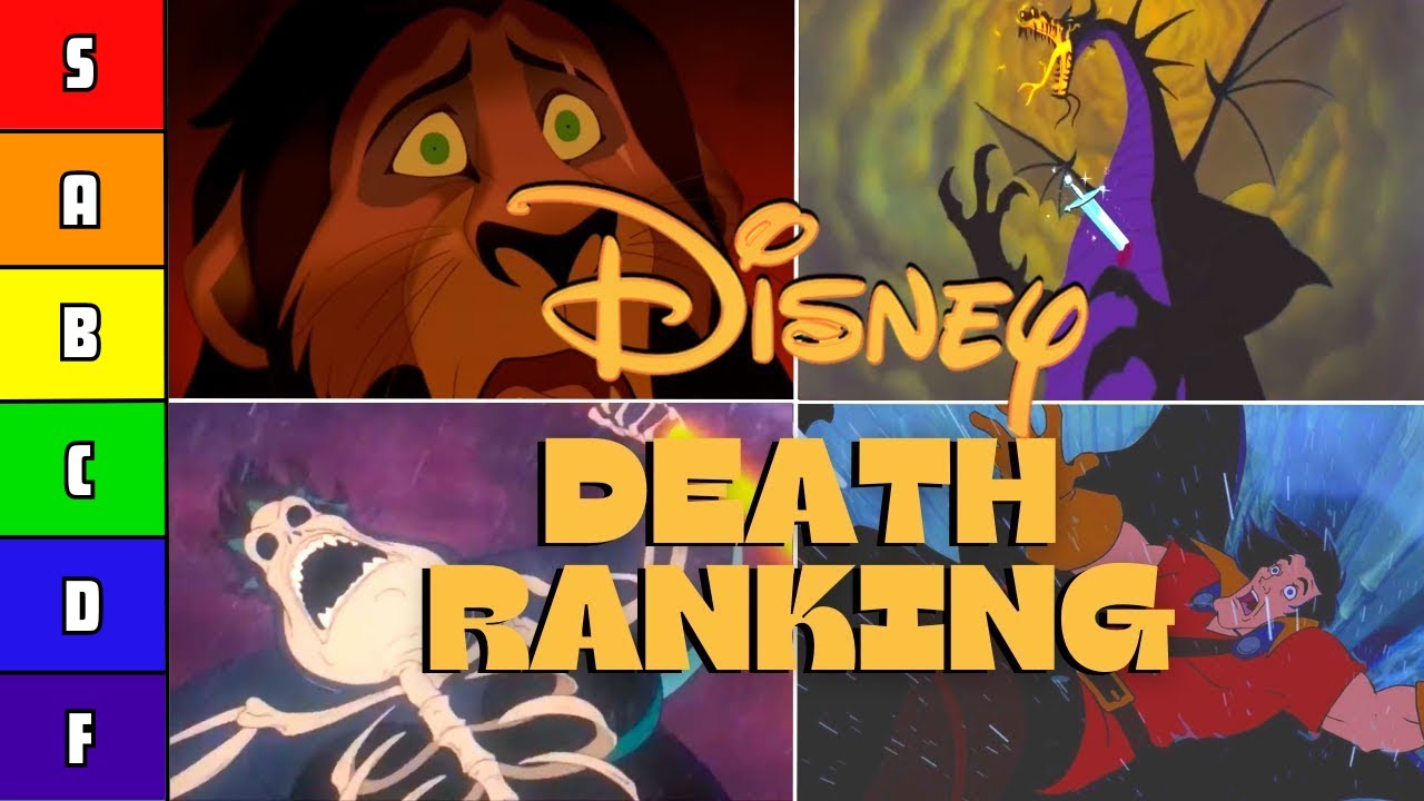 Рейтинг смертей злодеев Disney! | Анимированный список Disney Tier List
