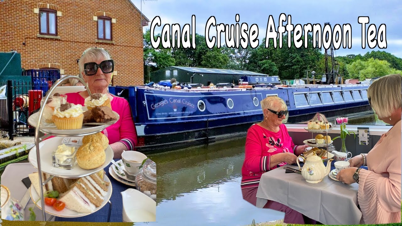 Delightful Afternoon Tea with Georgie's Canal Cruises Penkridge, Staffordshire