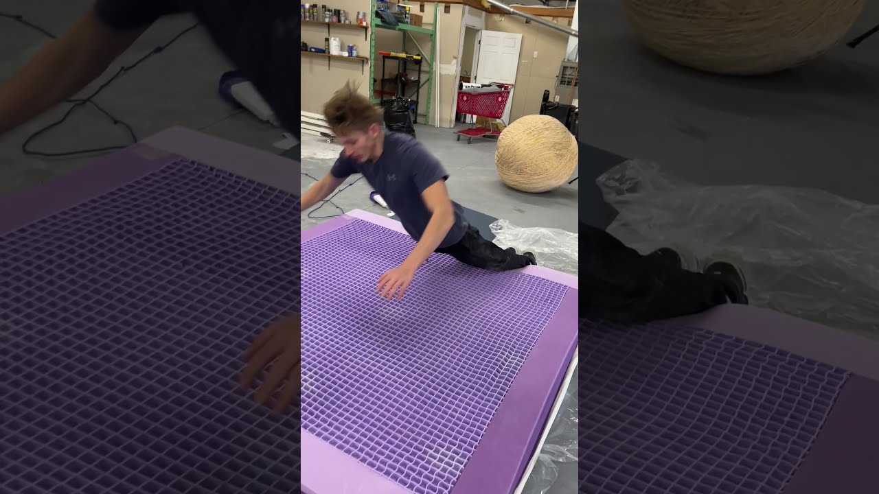 What's Inside The Purple mattress #Shorts