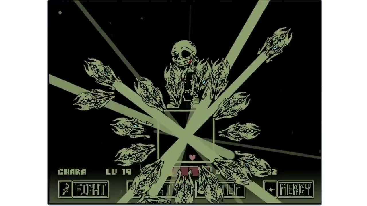 【OUT SPARE SANS FIGHT】phase1~2 completed（phase1 no heal）