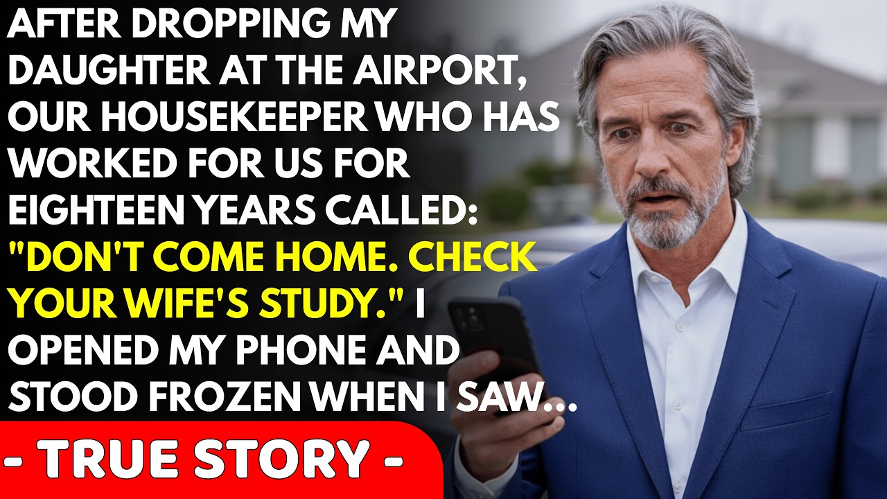 After I Dropped My Daughter at the Airport, Our Housekeeper Called: 'Don't Come Home. Check Your...