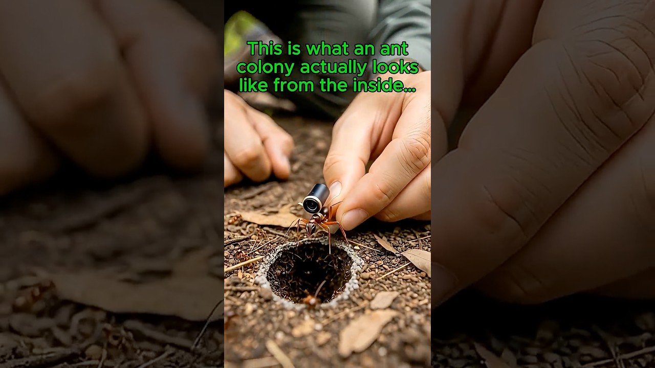 Watch Ants Build Their Entire Underground City 🐜 #ants #wildlife