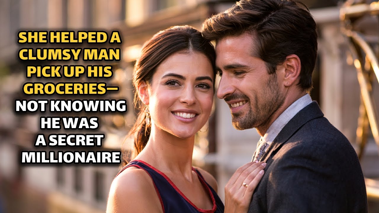 She Helped a Clumsy Man Pick Up His Groceries—Not Knowing He Was a Secret Millionaire