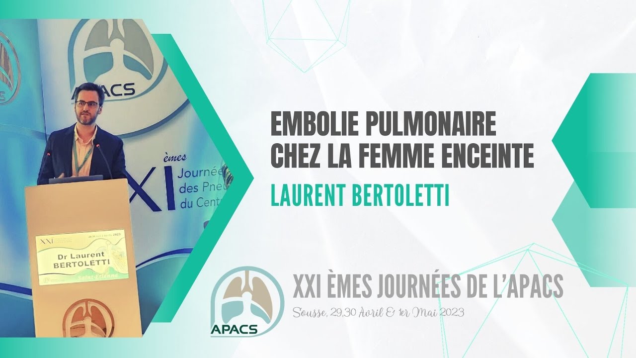 Embolie pulmonaire chez la femme enceinte