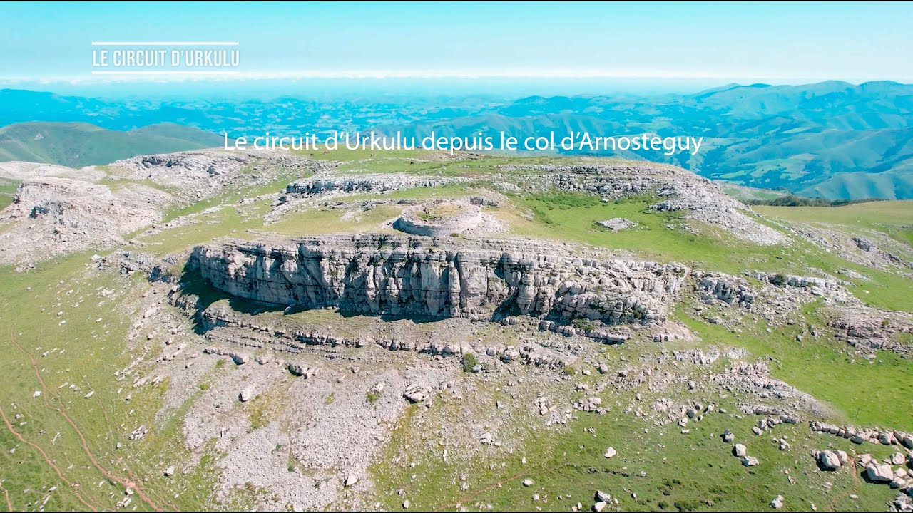Le circuit d'Urkulu depuis le col d'Arnosteguy