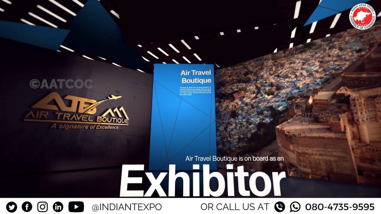 Air Travel Boutique is on board with the Indian Travel Exhibition 2023 as an exhibitor.