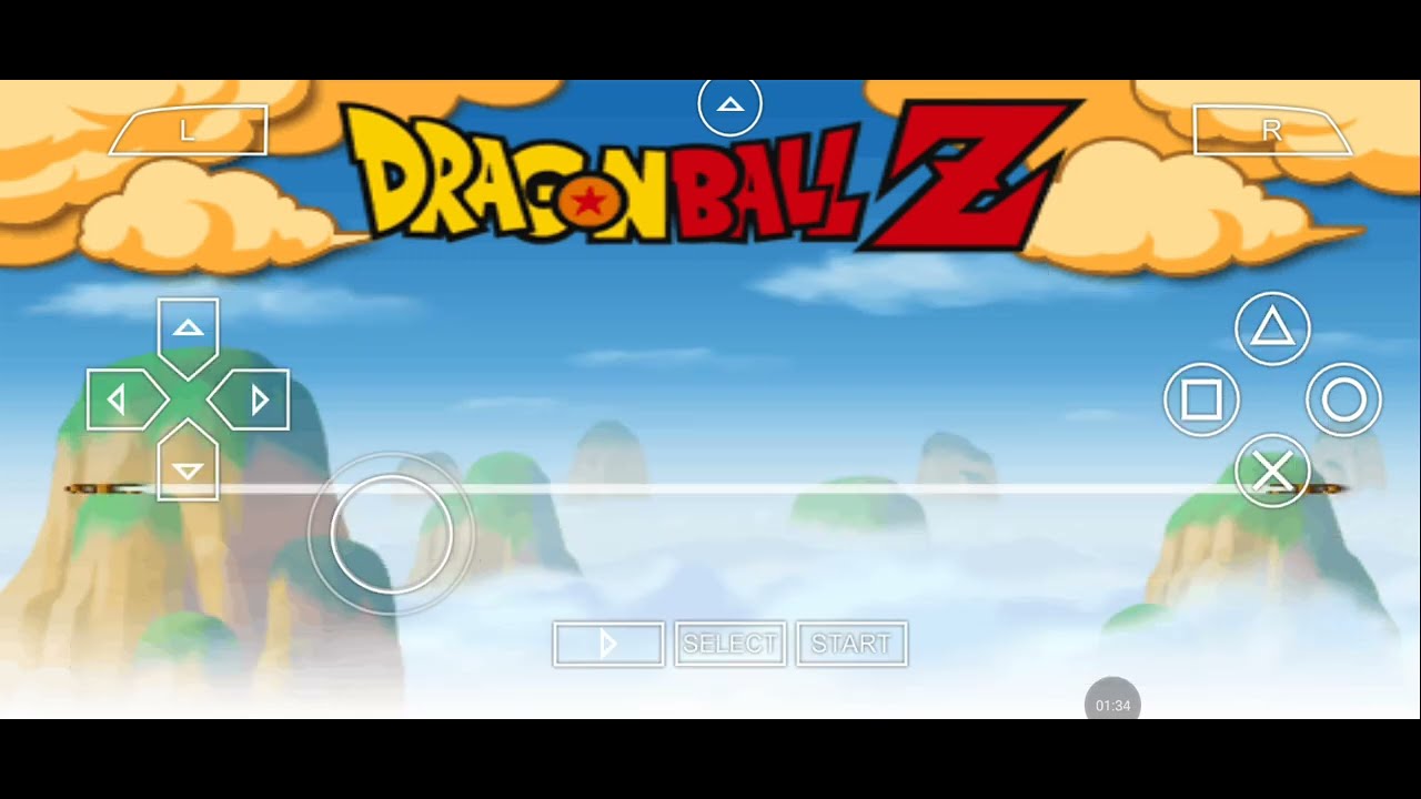 playing psp [DRAGON BALL Z] SHIN BUDOKAI