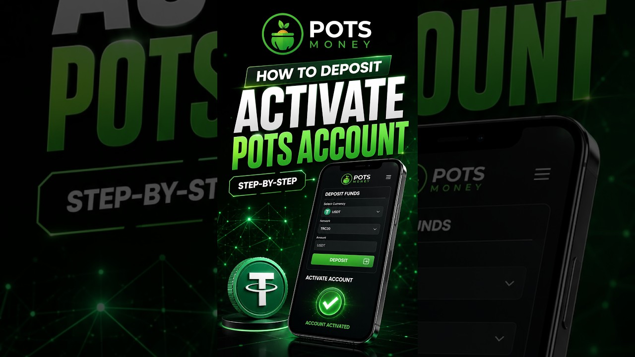 How to Deposit & Activate POTS Money Account | Step-by-Step Guide #shortsfeed