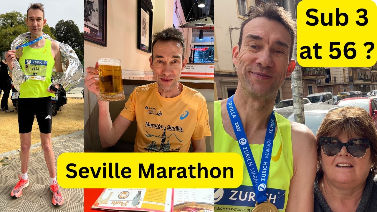 Seville Marathon - The Race - Sub 3 at age 56 ?