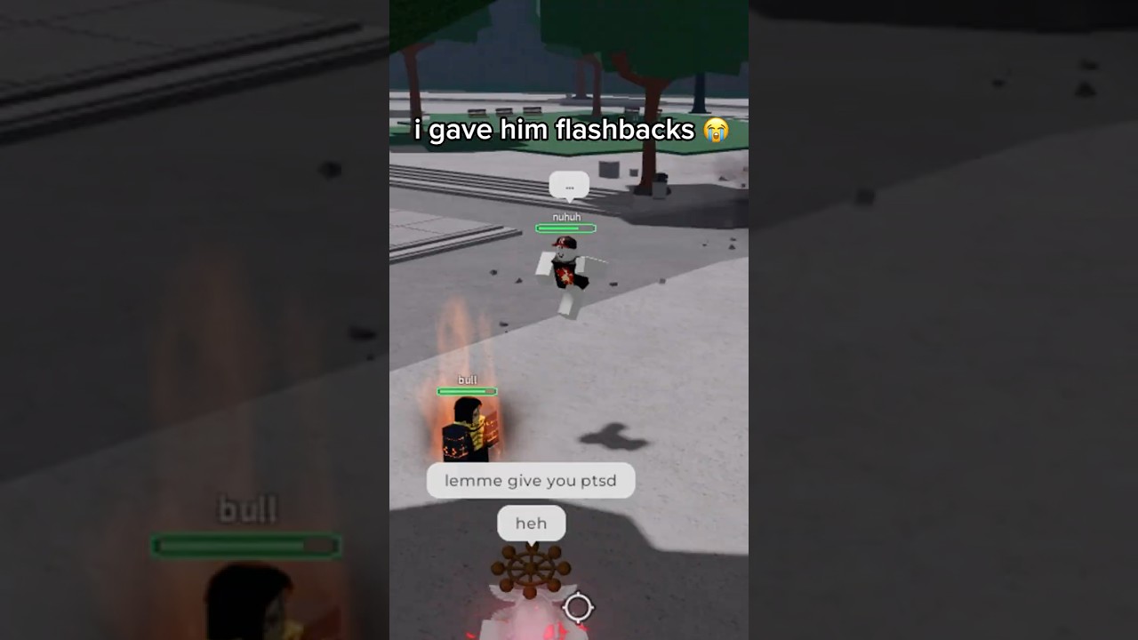 I gave him PTSD.. 😭