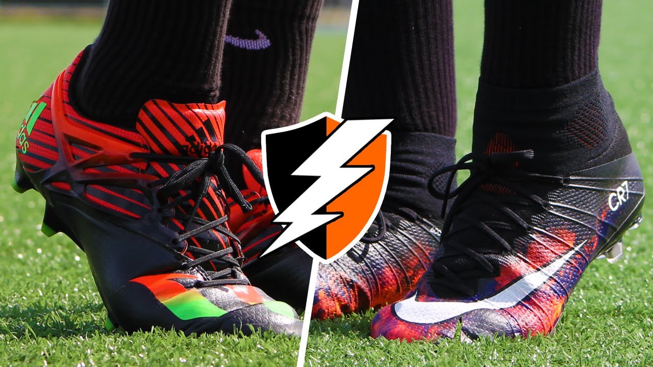 Nike CR7 Mercurial Superfly IV vs. adidas Messi 15.1