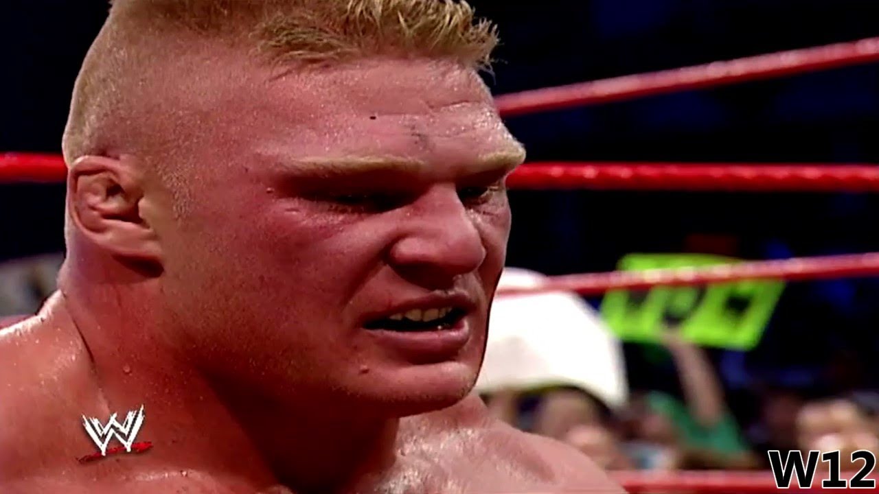Brock Lesnar vs Rob Van Dam RAW 6/24/2002 Highlights