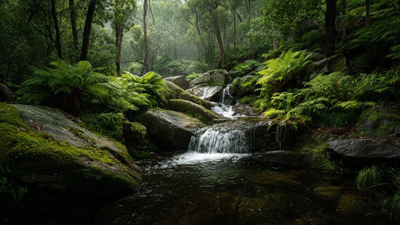 Close Your Eyes… Jungle River Sounds 🌊 Fall Asleep Fast