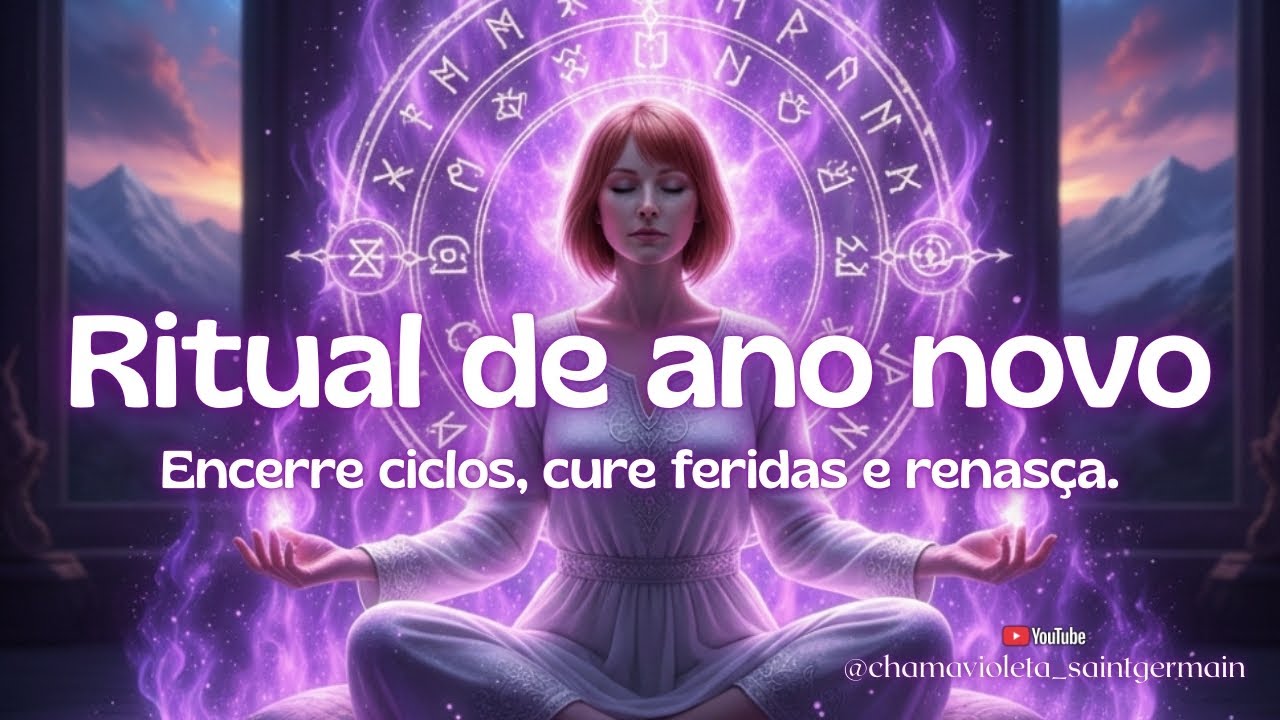 RITUAL DE ANO NOVO 2026 | Ative o Ano 1 da Numerologia com a Chama Violeta 🔮🔥