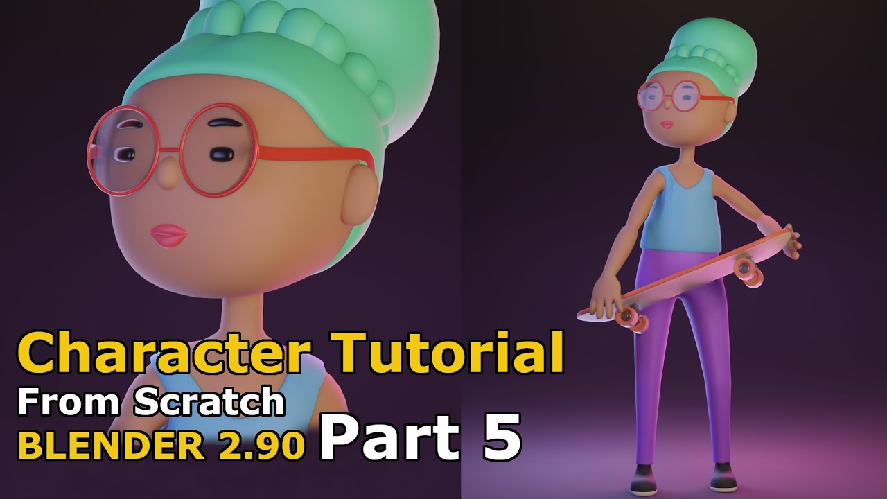 Персонаж с нуля | Часть 5 | Blender 2.90