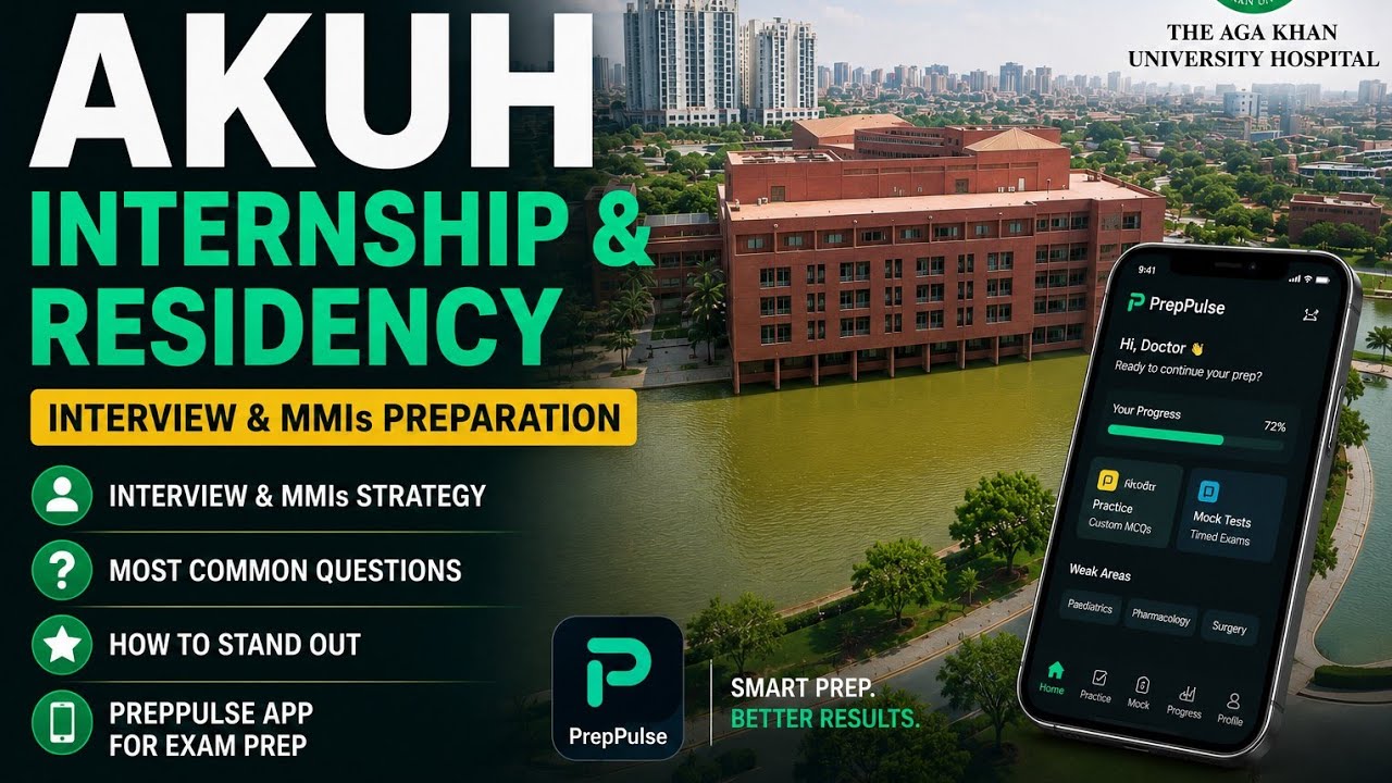 AKUH Internship & Residency Interviews and MMIs Guide | FAQs Answered