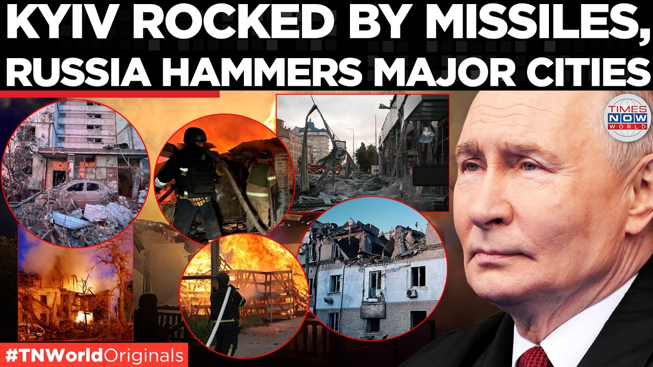 KYIV UNDER SIEGE: Putin's 'Systematic Strikes' Begin, Pounds Dnipro And Kharkiv | Times Now World
