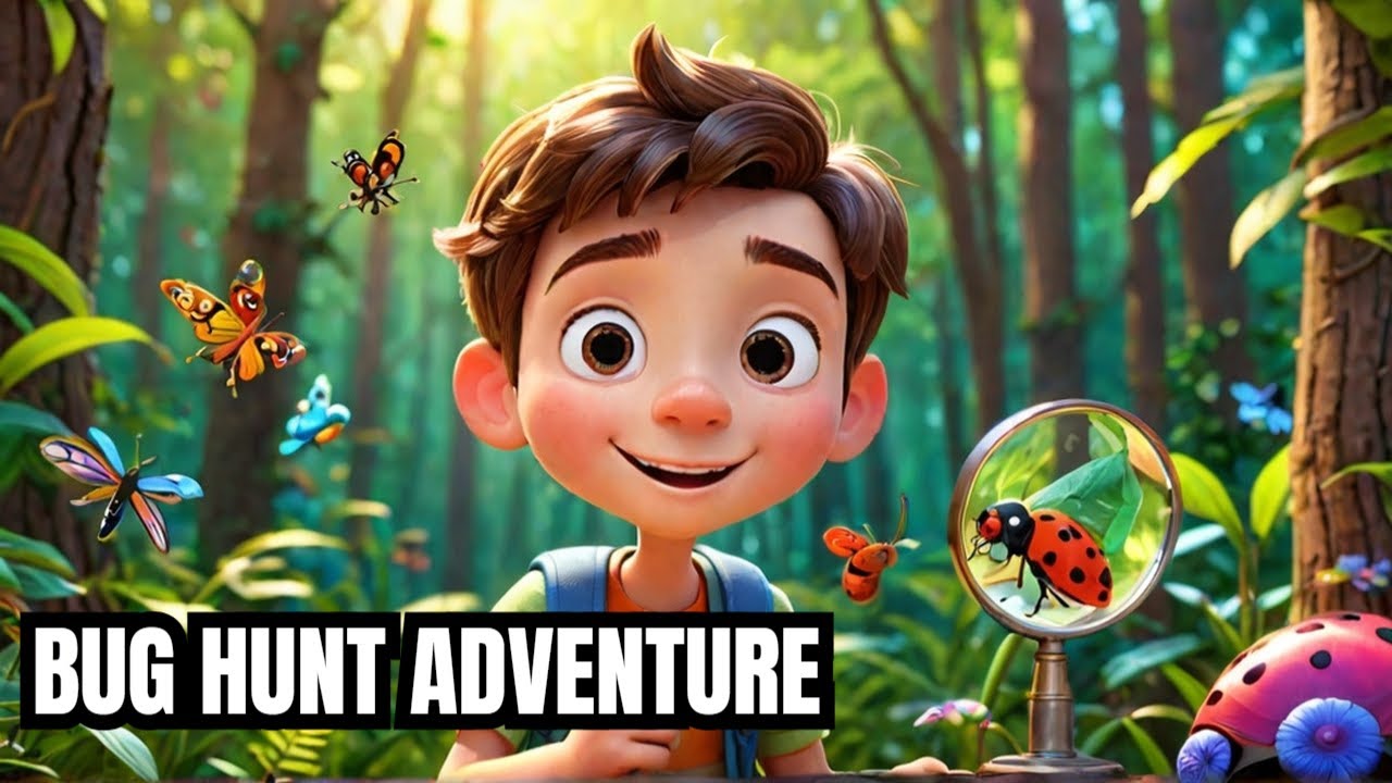 🔍 Oliver's Bug Hunt! 🐞🦋 Fun Insect Adventure for Kids | Learning & Exploring