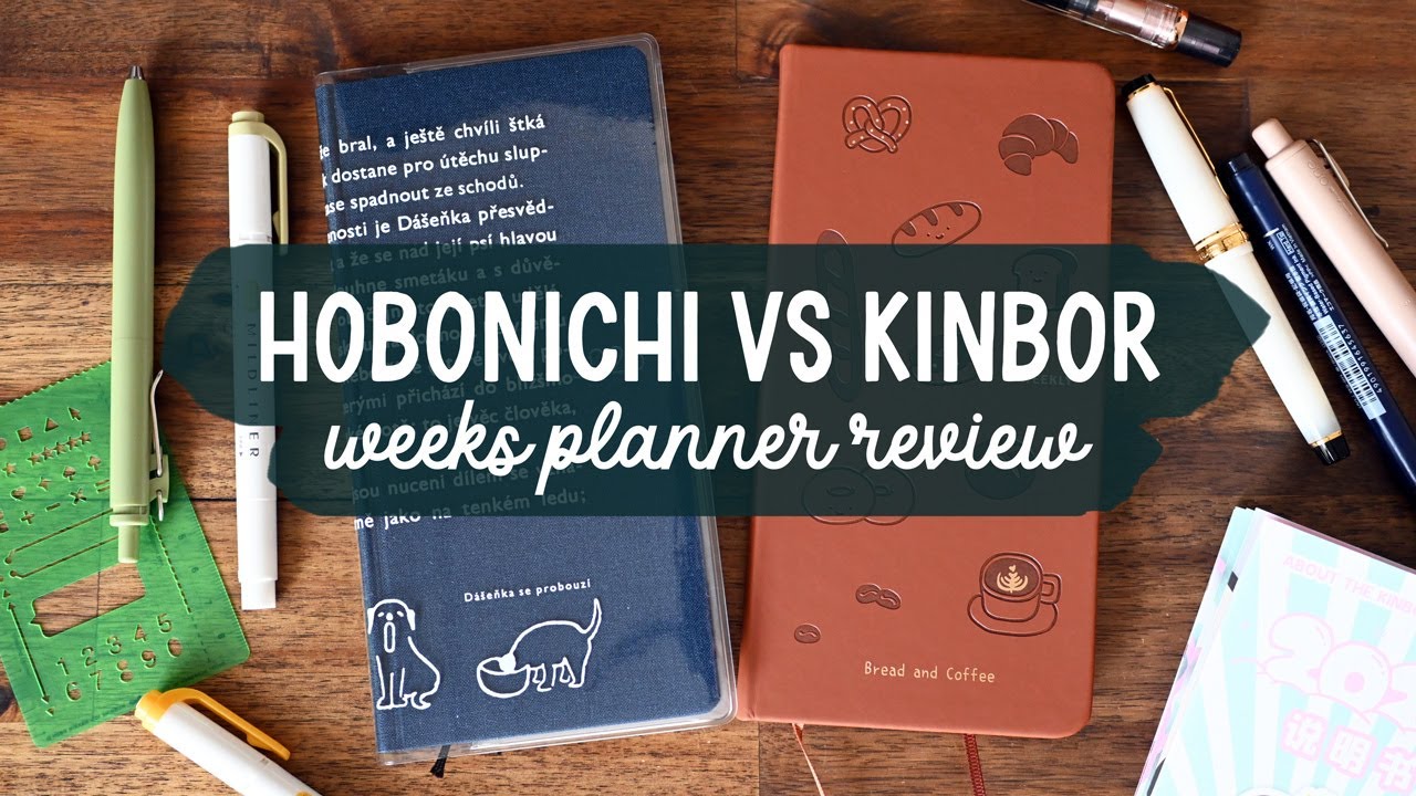 Сравнение недель Hobonichi и Kinbor | Hobonichi Dupe | Расширенный обзор планировщика