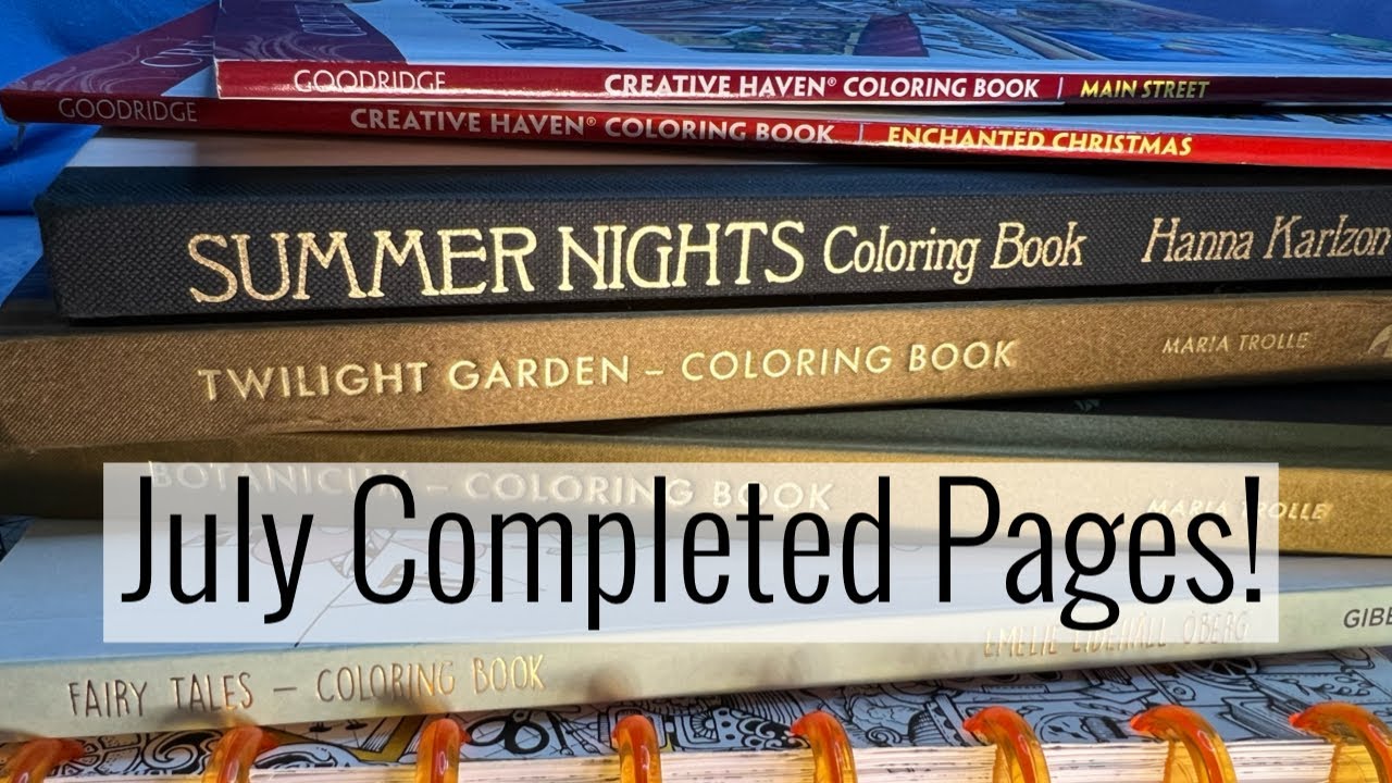 July 2024 Completed Pages!
