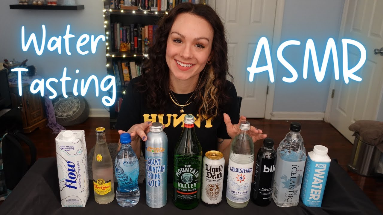 ASMR Водный сомелье💧Расслабляющая дегустация воды (тихая речь)