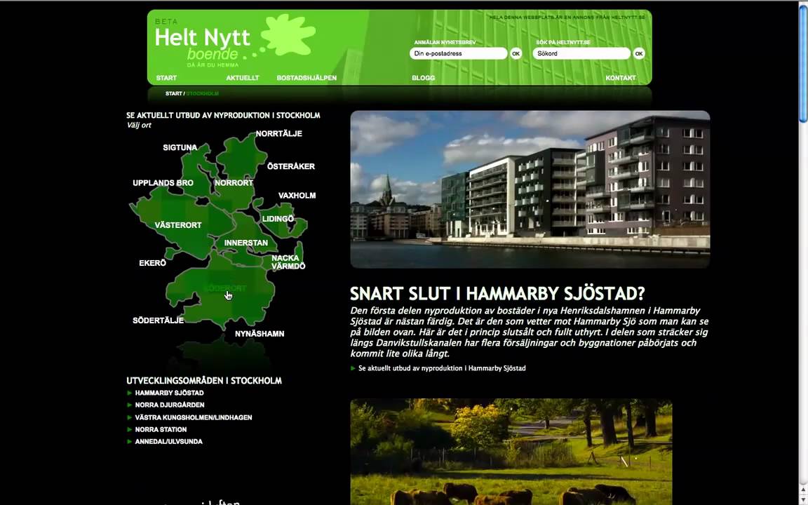 Helt Nytt boende - rundtur f&ouml;r en ny bostad