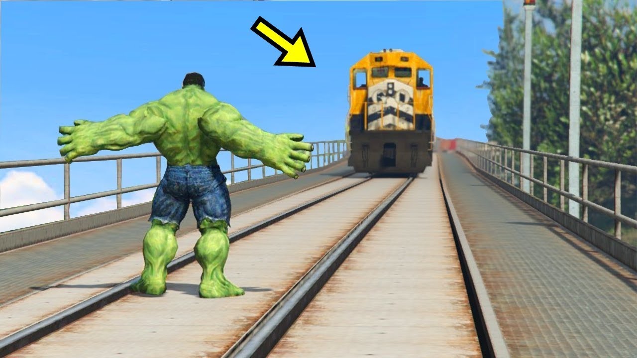 Халк пойызды тоқтата алама? | GTA 5