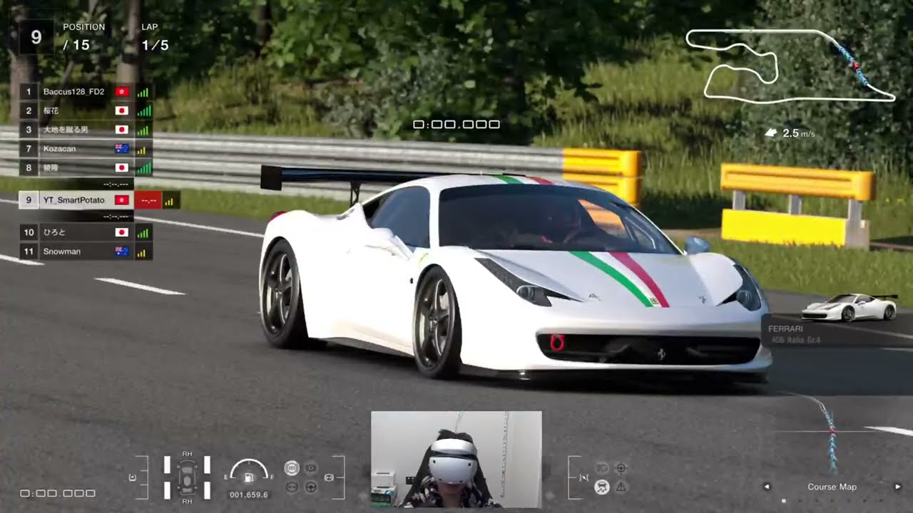 Ferrari 458 Gr 4| PS5pro PSVR2 Gt7 Daily Race A NZ redbull ring